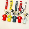 Football Jersey Keychain Cute Keyring Fashion Couple Bag Ornament Key Chain Gift