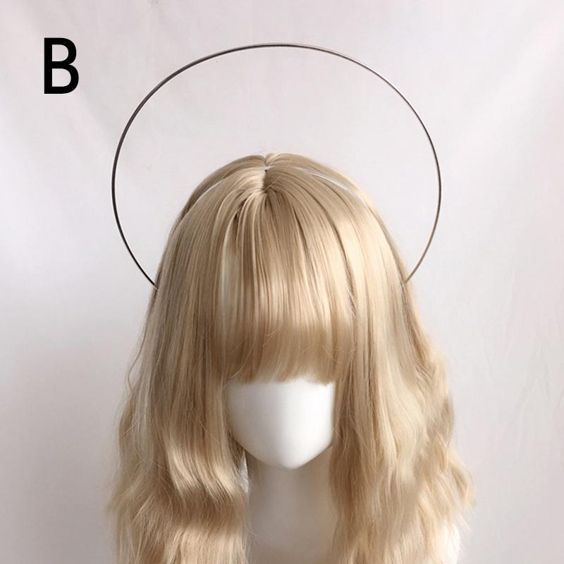 1 комплект Halo Crown Angel Feather Wings головной убор Halo Goddess головной убор KC головной убор аксессуары для головных уборов Готическая Лолита