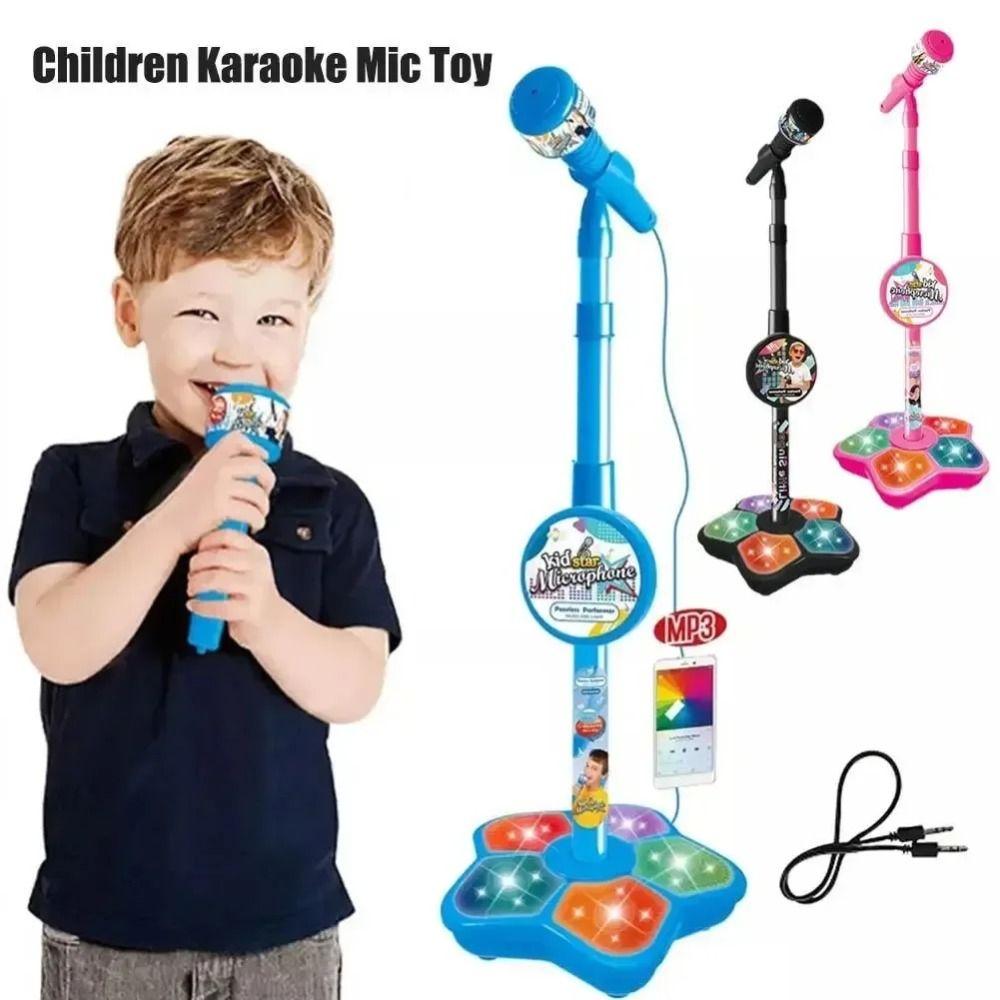 Simulation Karaoke Song Music Instrument Toys With Stand Mic Music Toy Children