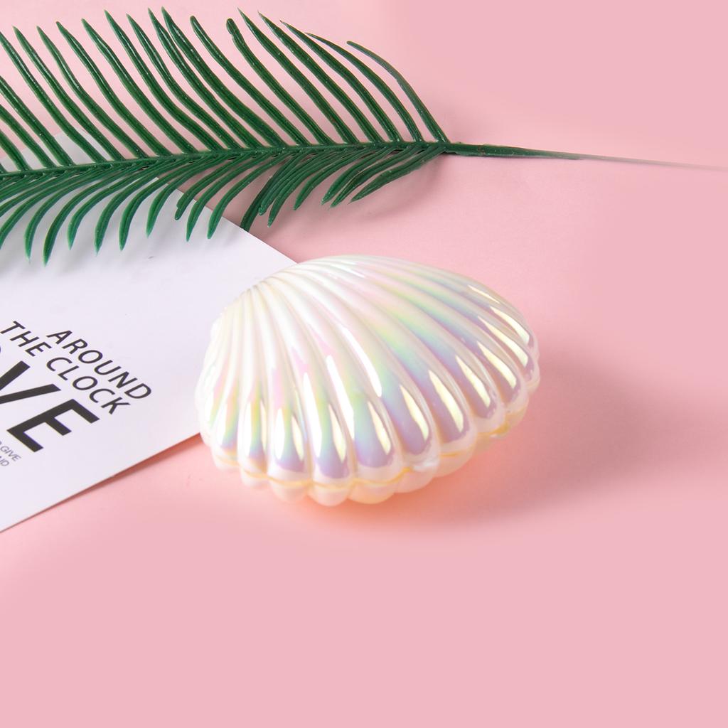 5pcs Shell-Shaped Plastic Candy Boxes - Perfect for Baby Showers, Weddings, Mermaid Birthday Parties, and Favors