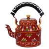Hand Painted Designer Aluminium Kettle for Tea/Coffee, Home Décor& Gift Purpose. Capacity 1