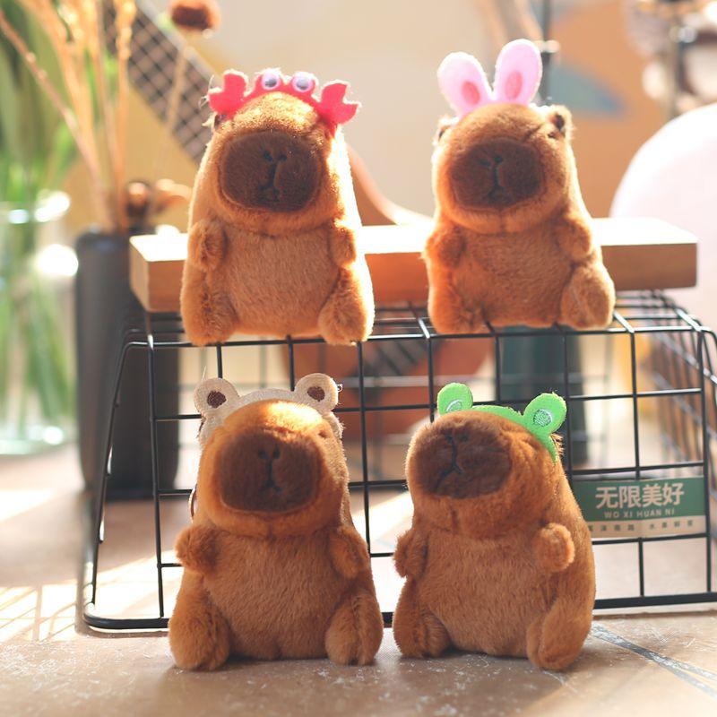 Cute Cute Kapibala Pendant Plush Toy Doll Capybar Bag Hanging Decoration Keychain Doll Doll