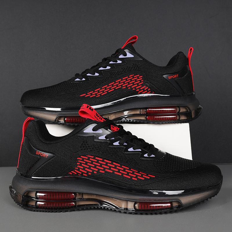 Summer Hot Selling Mesh Mens Sports Shoes Low Cut Practical Support Running Shoes Elastic Cushioning Lightweight Walking Shoes