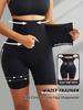 Women Seamless High Waist Waist Trainer Shorts Faja Girdle Shapewear Hook-And-Eyes Closure Body Shaper Panties Waist Cincher Thighs Control Underwear