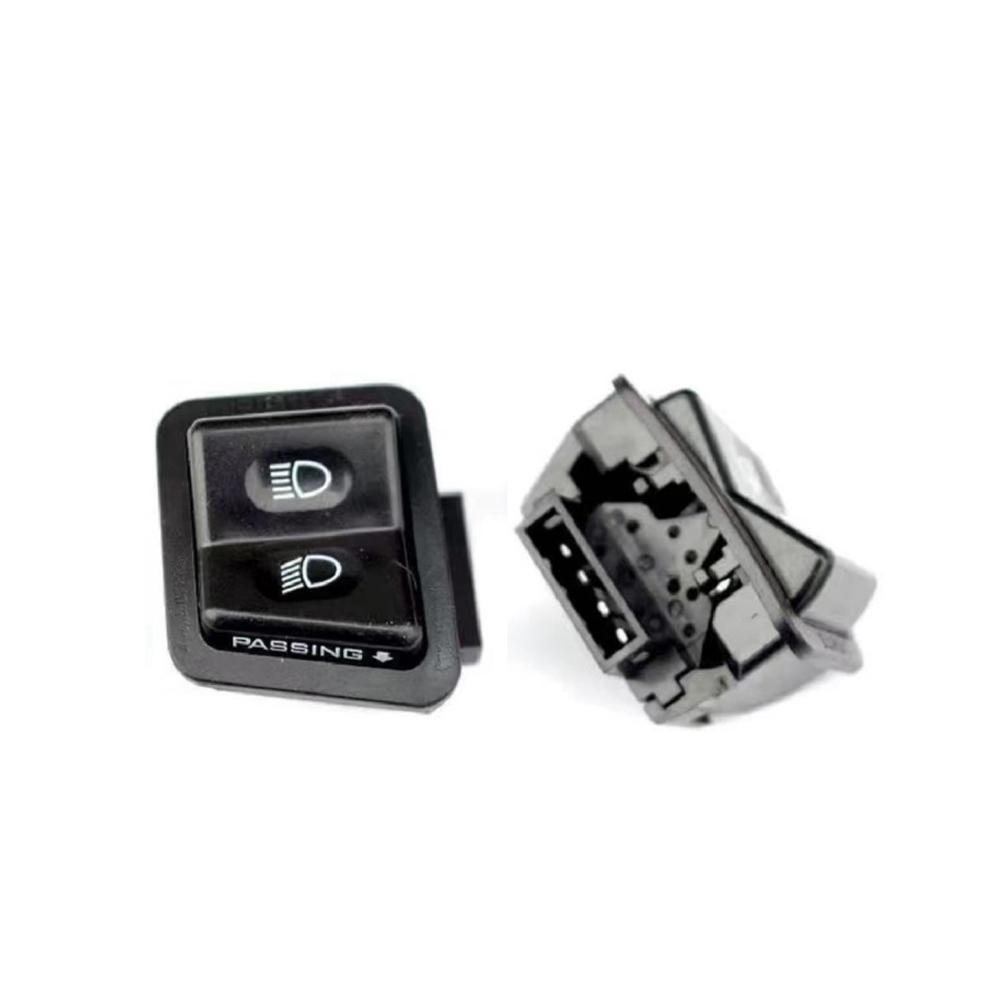 6Pcs Motorcycle Head Light Horn Dimmer Turn Starter Single Headlight Switch Button For Honda Suzuki ATV Moped Scooter