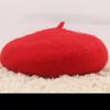 New Women's Korean Style Fashionable Spring Autumn Yarns Beret Hat Solid Color Thickened Warm Vintage Artistic Hats