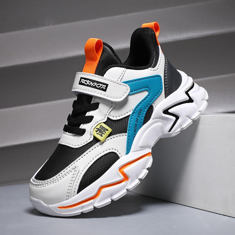 New Mesh Medium and Older Children's Sports Shoes, Light Primary School Children's Running Spring Boys' Soft-soled Breathable Shoes