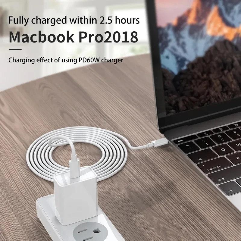 100W USB-C To USB-C Fast Charging PD Cable for iPhone 15 Pro Max iPad Air 5 Macbook Huawei Mate 60 Samsung Type C To Type C Cord