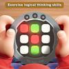 Handheld Electric Chess Game Machine Portable Travel Logic Focus Training Light-up Button Game Console Kids Adults Stress Relief Educational Toy
