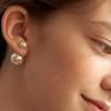 Mignon Double Pearl Pt Earring_EC1686