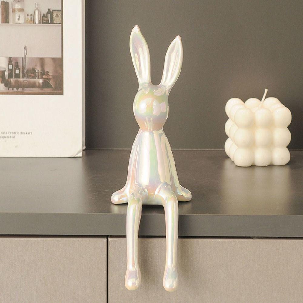 Rabbit Home Decoration Ornaments Ceramics Table Decoration Ornaments Ceramic Ornaments Home