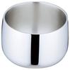 Sanpo Sangyo Sake Cup Plain Double Structure 82ml Interior Tin Plated 11000046