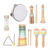 Baby Musical Instruments Set Rhythm Music Toy Preschool Education Motor Skills Wood Sounder
