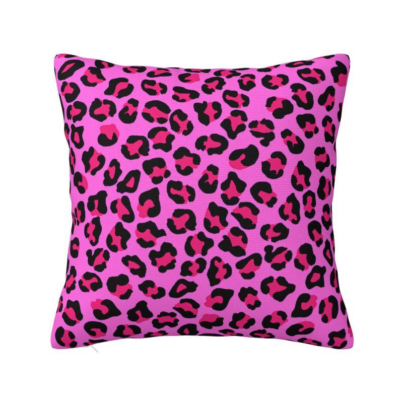 Custom Leopard Skin Print Pillow Case 45x45cm Home Decorative Fashion Cheetah Camouflage Outdoor Cushions Square Pillowcase