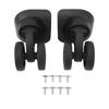 2pcs Replacement Luggage Wheel for Repairing Easy To Install Universal Suitcase Caster for