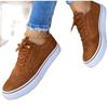 Ladies Casual Comfortable Vulcanized Ladies Comfortable Denim Shoes Oversized Lace -Up Sneakers Ladies Flat Shoes