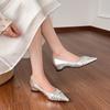 Spring and Autumn Flat Shoes Leisure Pointed Toe Women's Flat Shoes Low Heels Shallow Comfortable Boutique Shoes