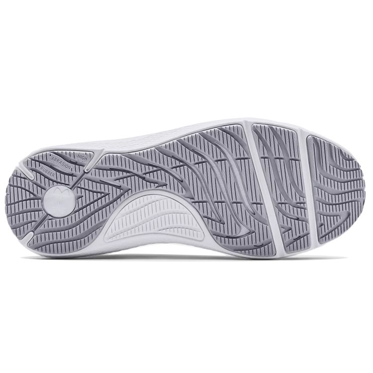 Under Armour Pursuit Fabric Synthetic Leather Low Top Durable Running Shoes Women Sneaker Modern-Gray 3024443-100