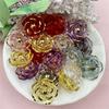 Acrylic Handmade Materials Fashion Necklace Pendant Bracelet 17.6mm DIY Beads DIY Jewelry Flower Beads 20Pcs