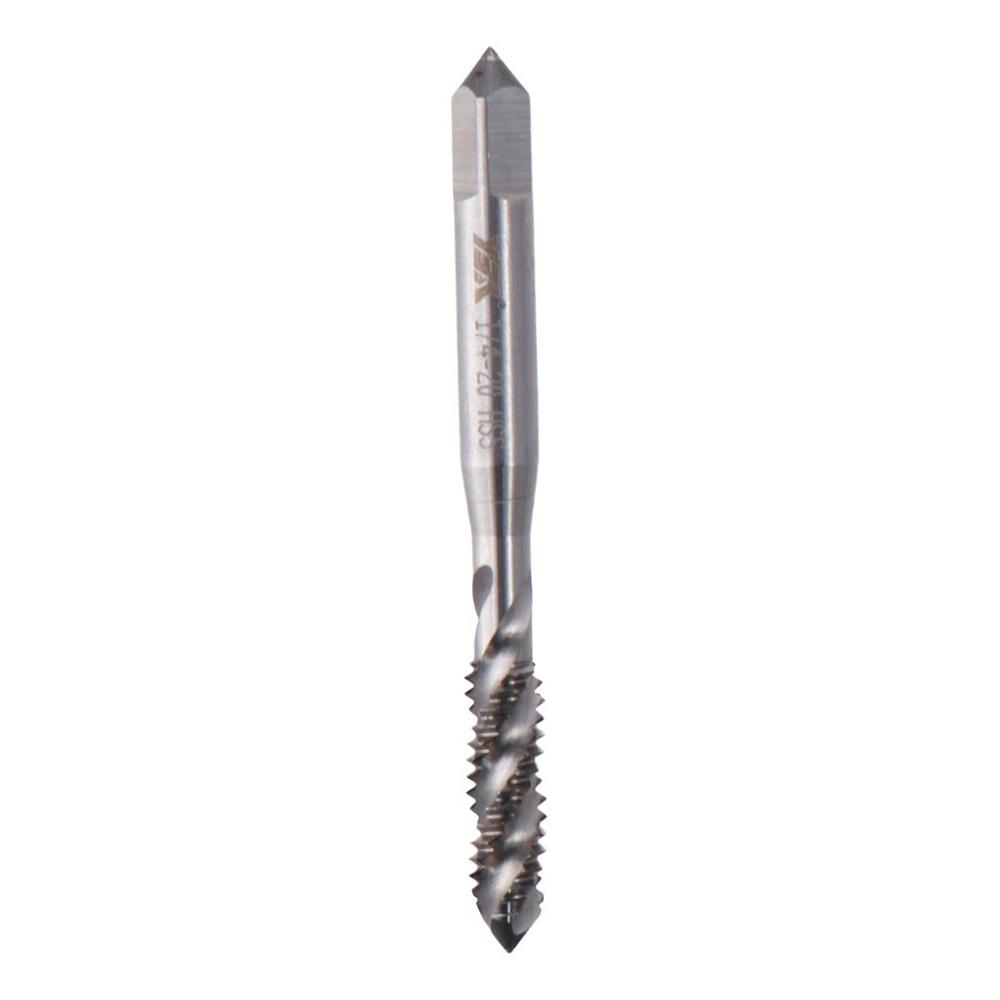 HSS (High Speed Steel) Spiral Flute Threading Tap 1/4-20 UNC  Wide Application