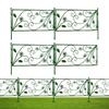 4/6pcs Garden Fence Border Decorative Outdoor Landscape Wire Border Edging Fence Folding Patio Flower Bed Fencing Patio Decor