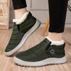 Shoes, Men and Women Winter Warm Cotton Shoes, Soft Sole Snow Boots EVA Light Sole 35-47 Large Size Men and Women