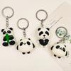 Cute Anime Panda Keychain For Women Men  Bag Pendant Accessories Kawaii Car Key Chain Couple Kids Christmas Gift