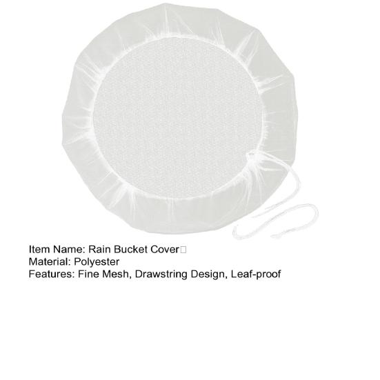 Rain Barrel Filter Drawstring Design Fine Mesh Dustproof Water Tank Mesh Screen Protects Rain Barrel Daily Use