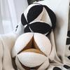 Cute Round Irregular Throw Pillow - Modern Minimalist Sofa Backrest, High-End Ins Style