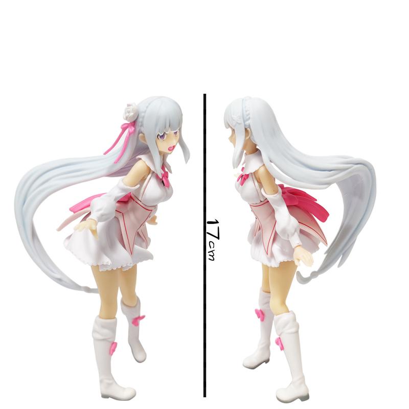 Re:life In A Different World From Zero Emilia Anime Figure Toy Model Doll