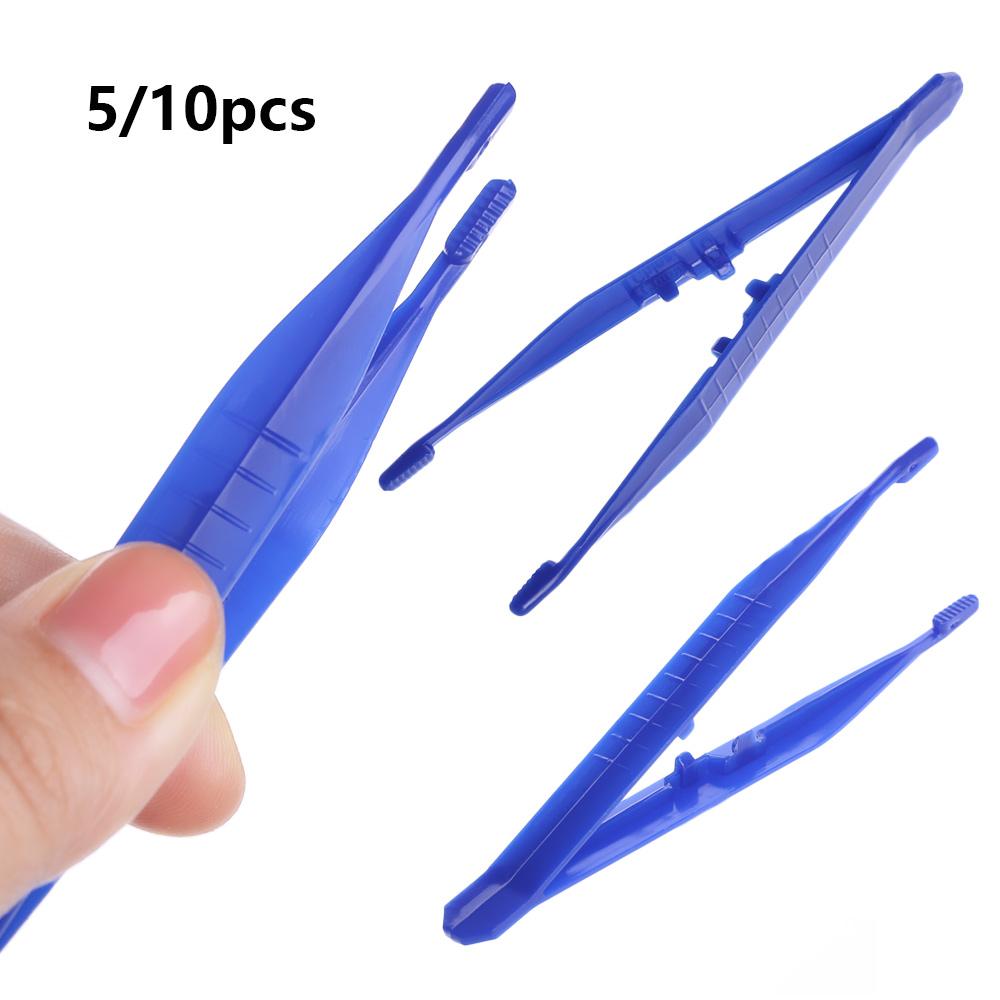 Beads Tools DIY Jewelry Making Hand Tool Set Forceps for Crafts Plastic Tweezer Kit Repair Tweezers