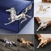 Retro Horse Brooch Galloping Horse Lapel Pin Decorative Horse Brooch Pin Clothes Accessory