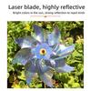 Reflective Pinwheels with Stakes Bird Repellent Wind Spinner Scare Birds Animals Away Multicolor Glittery Pinwheels for Garden Yard Lawn Porch