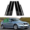 Car Polished Pillar Posts Window Trim Cover BC Column Sticker for BMW 3-Series E90 2005-2012 Accessories Auto Exterior Parts