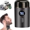 Mini Electric Razor Portable Men's Shaver Digital Display Intelligent Wet and Dry Rechargeable Washable Beard Razor
