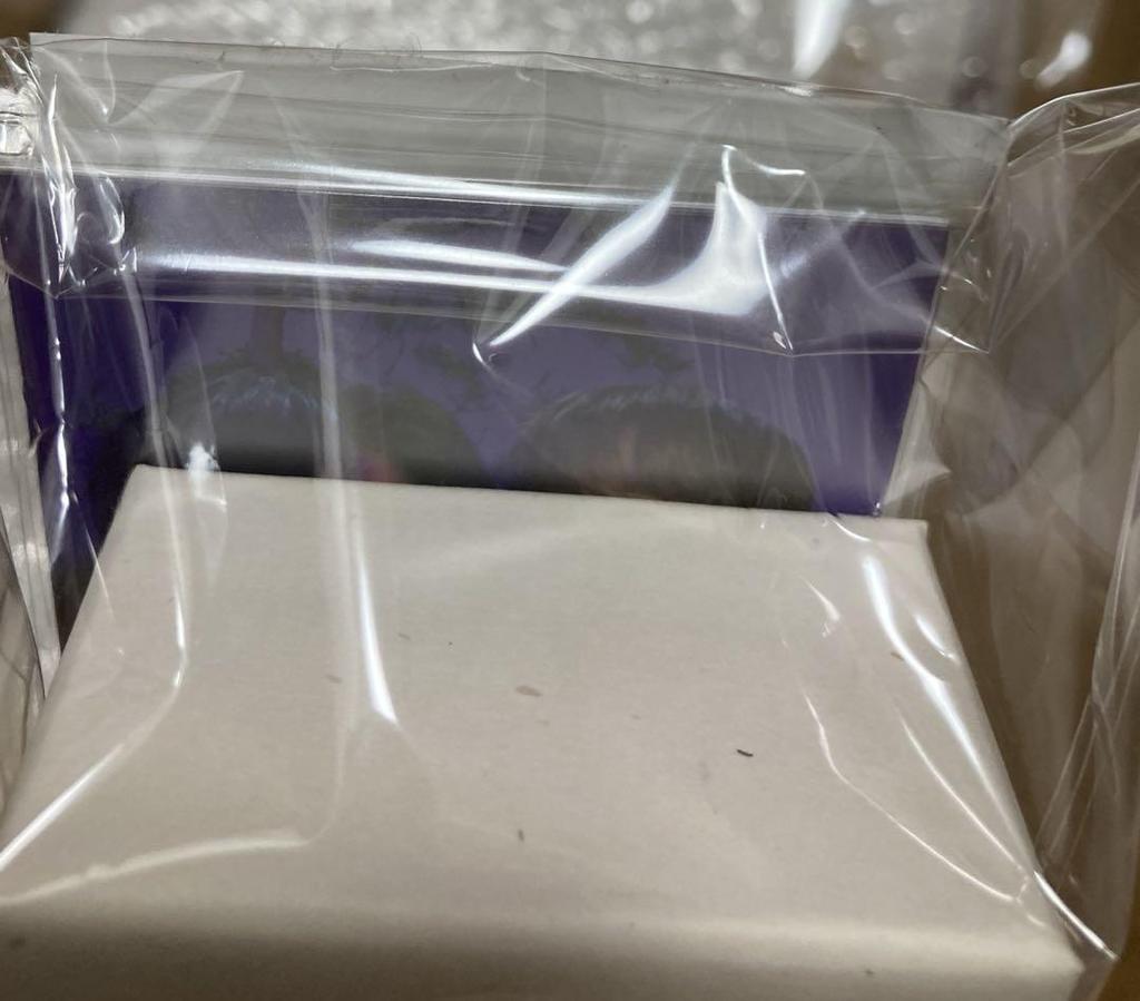 [USED] Dalmajun Twin Ring BTS Ring Trading Card V, Jin, Jimin, Jungkook, Hobi