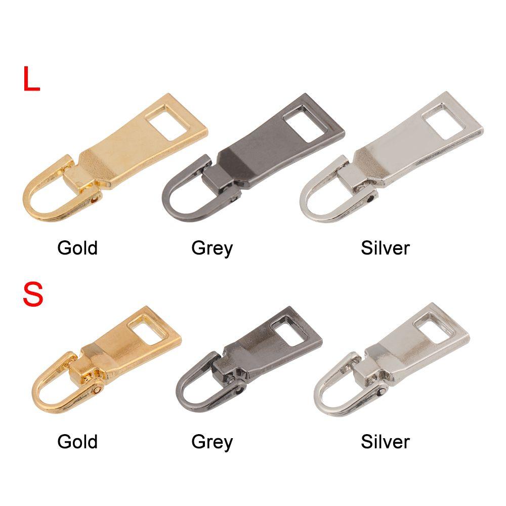 5pcs Bag Suitcase Zipper Repair Kit Detachable Zipper Pull Zipper Slider Metal Zip Metal Zipper Head