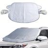 Car Windshield Cover, Snow Cover With Side Mirrors Cover, Windshield Shade With Magnetic Edges For Car SUV CRV Trucks