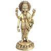 Brass Dhanvantri Statue | Height-19 Cm Aprrox Vastu Idol for Home and Office | Zonal Placement-NNE|
