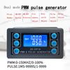 Dual Mode LCD PWM Signal Generator PWM Pulse Frequency Duty Cycle Adjustable Square Wave Generator
