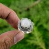 Natural Rainbow Moonstone Sterling Silver Daughter Statement Engagement New Ring