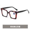 1.0 1.5 2.0 2.5 3.0 Fashionable Floral Reading Glasses Women's Anti Blue Light Spring Hinge Eyes and Legs HD Flat Light Glasses