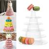6-Tiers Cake Display Stand Cupcake Tower Rack Cake Stands PVC Tray for Wedding Birthday Cake Decorating Tools Bakeware