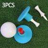 3 Pieces Golf Rubber Tees Holder for Driving Range Hitting Mats Practical 20mm 25mm 30mm