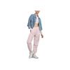 Adidas Originals Trefoil Logo Print Tapered Track Pants Women Bottoms Light-Pink IP3748