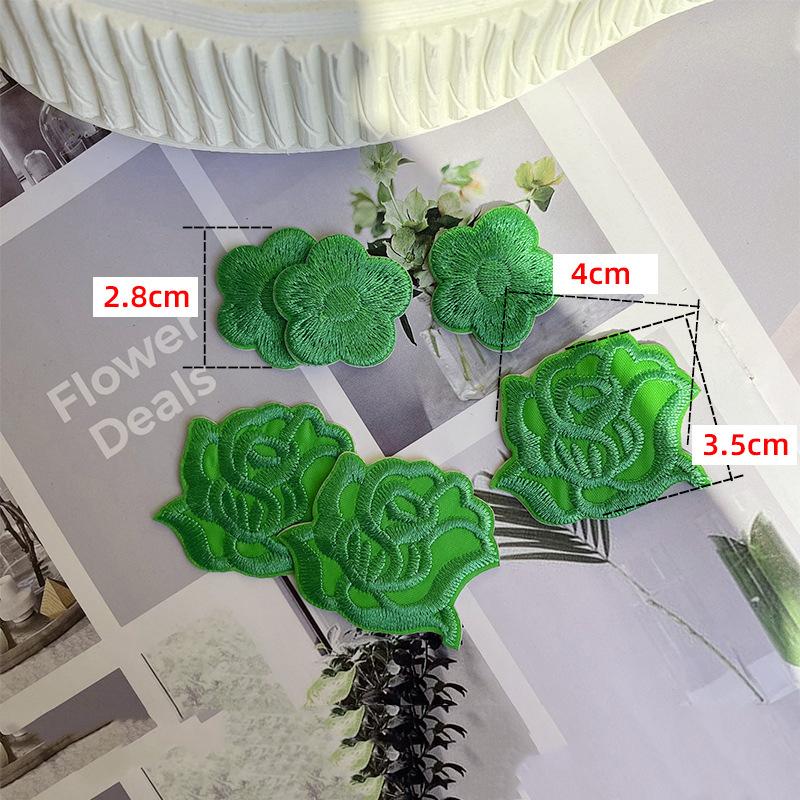 Rose Plum Embroidery Hole Patch Patch Duvet Appliqué Hotel With Versatile Tablecloth Curtains Decorative Flowers