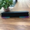 RGB Scrolling Light Illuminated Speaker Desktop Strip Portable Subwoofer High-power Bluetooth Speaker