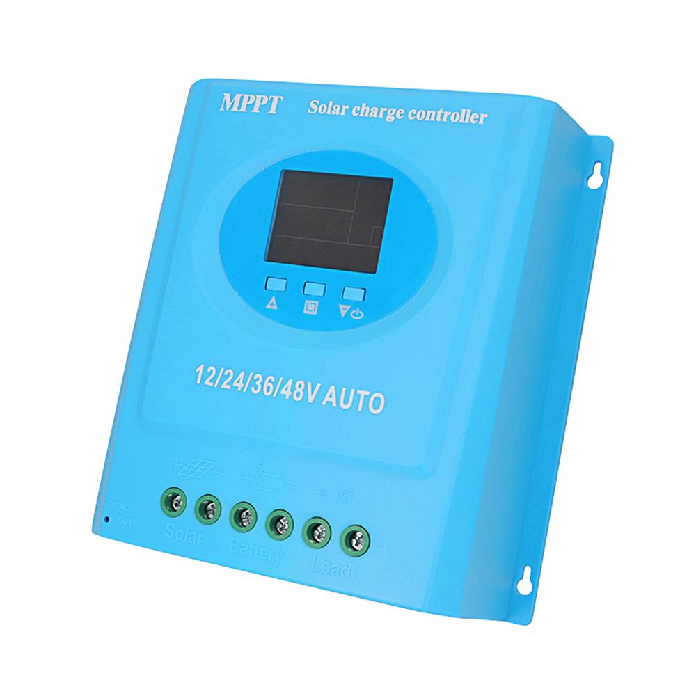 120A MPPT Solar Charge Controller 12V 24V 36V 48V LCD Display Battery Intelligent Regulator with