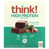 Think!, High Protein Bar, Mint Chocolate Flavor, 10 Bars, 60G (2.1Oz) Each