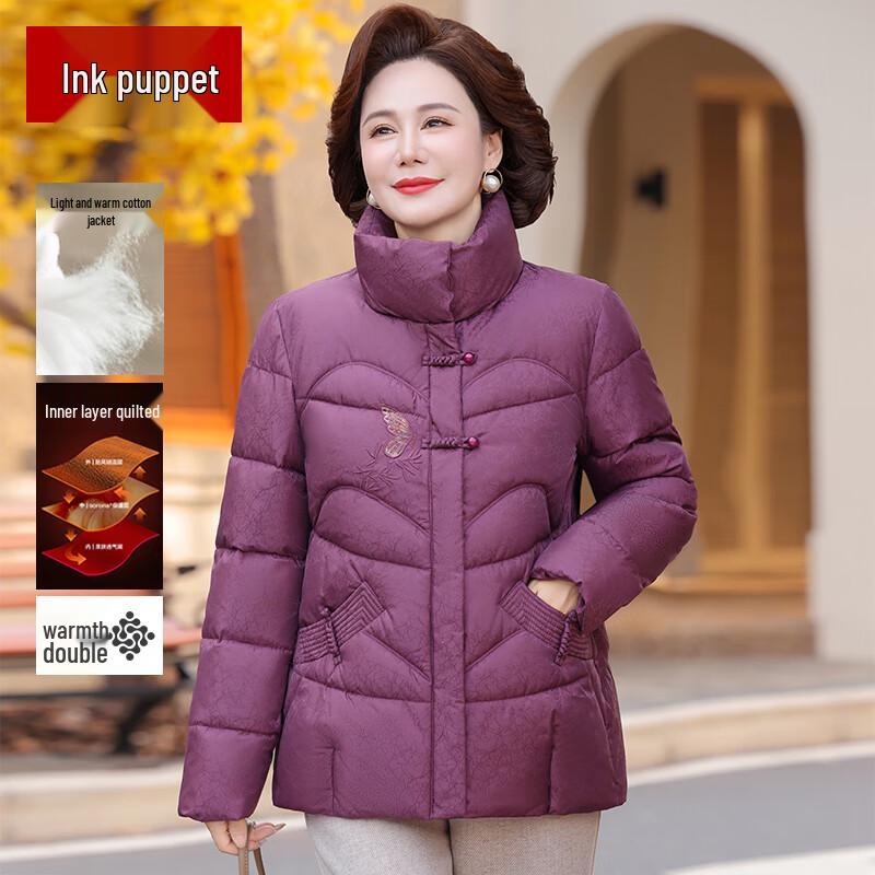 Women's Mid-Aged Winter Plus Size Padded Jacket